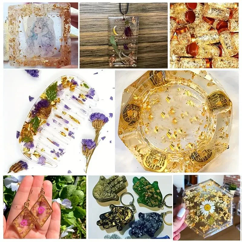 Foil Flakes for Resin - Gold 3g