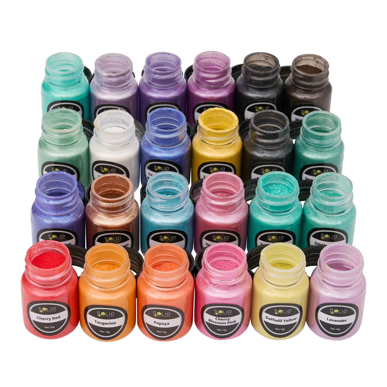 Mica Powder | 24 Colour Pigment Powder Set