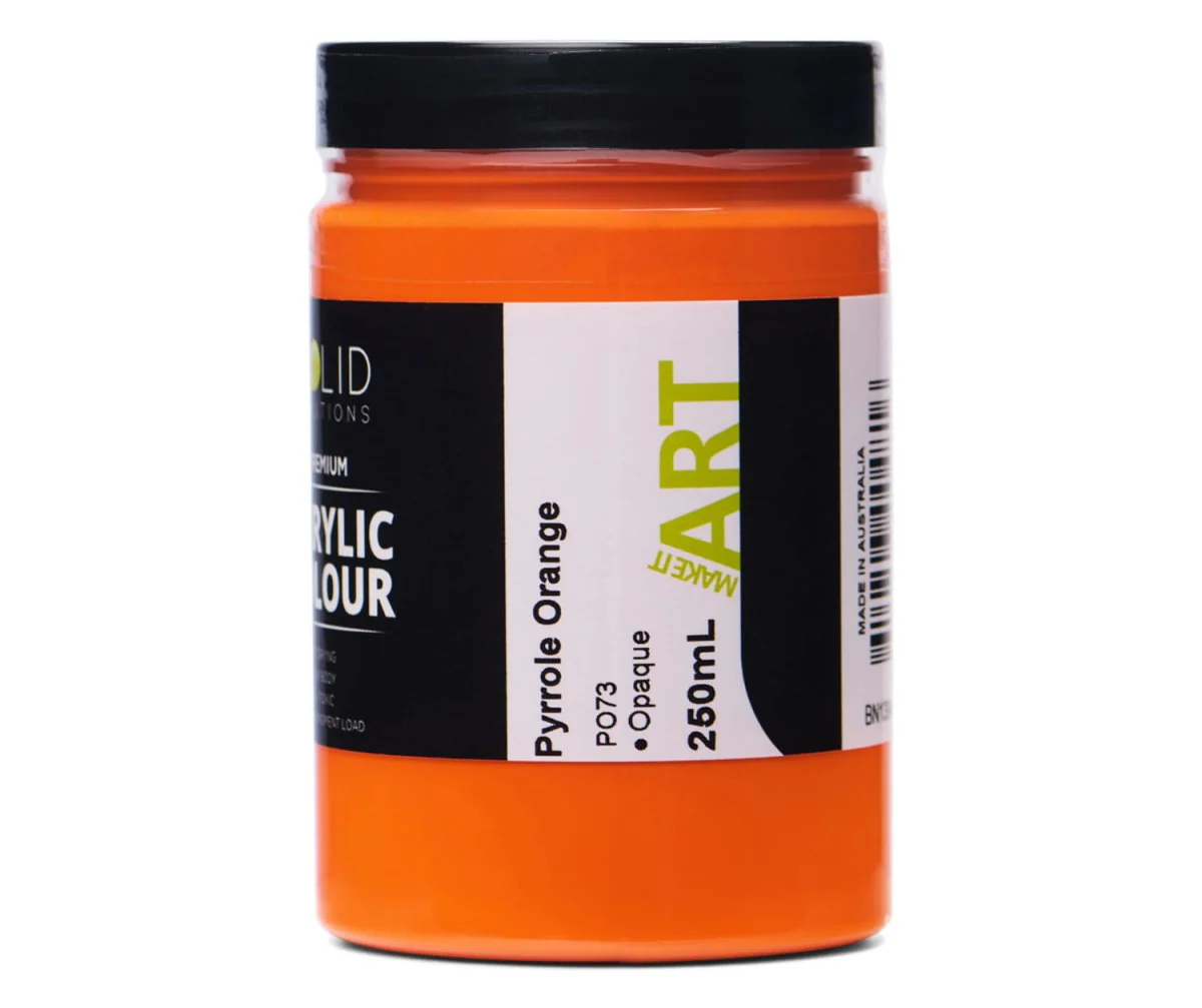 Acrylic Paint | Pyrrole Orange - 250ml